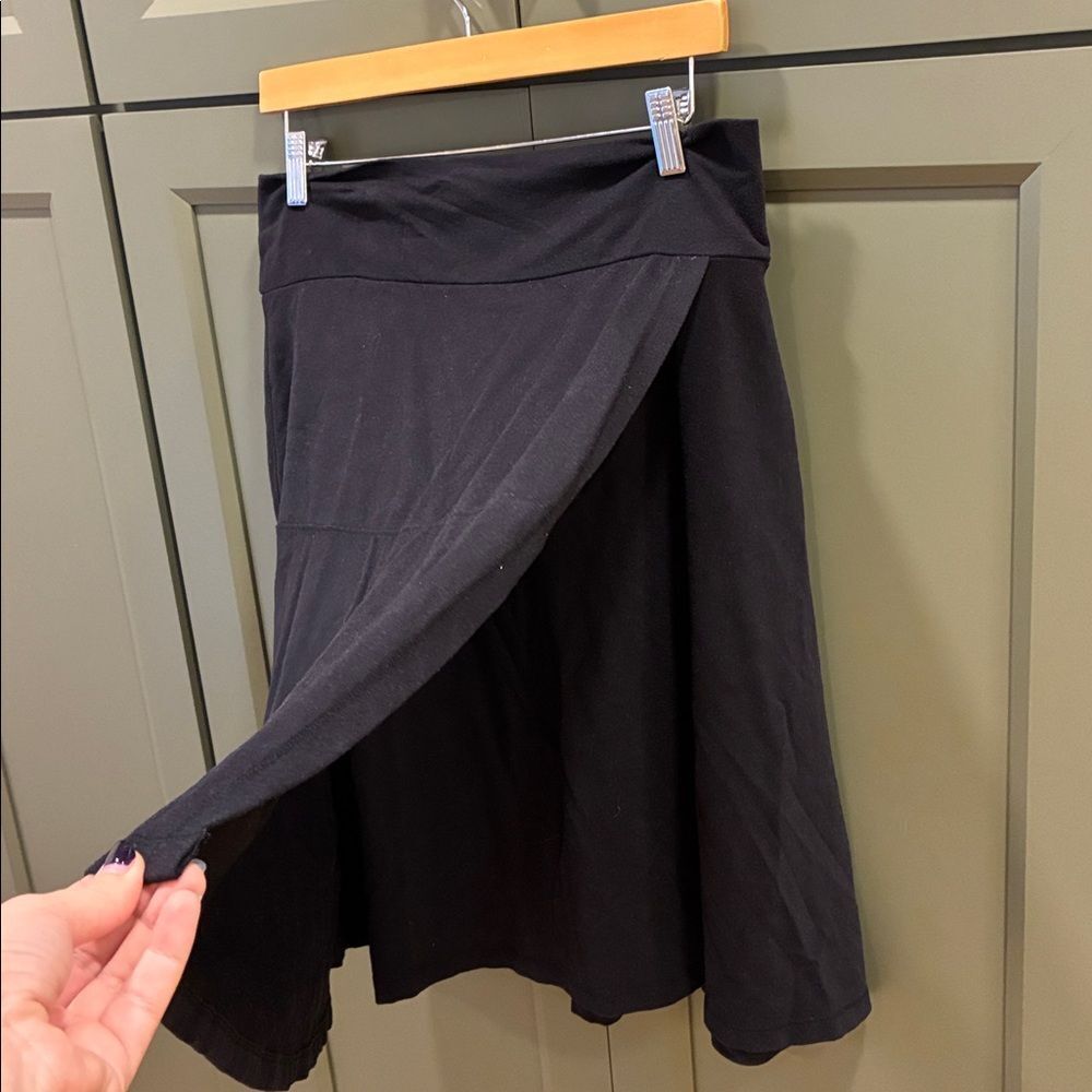 Athleta Black A-Line Skirt